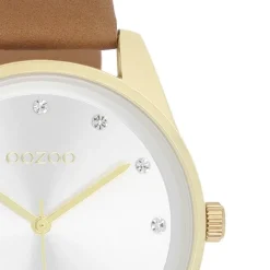 Oozoo Damen Armbanduhr Timepieces C11046 Analog Leder braun UOC11046