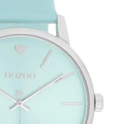 Oozoo Damen Armbanduhr Timepieces C10985 Analog Leder seeblau UOC10985