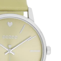Oozoo Damen Armbanduhr Timepieces C10986 Analog Leder ockergelb UOC10986