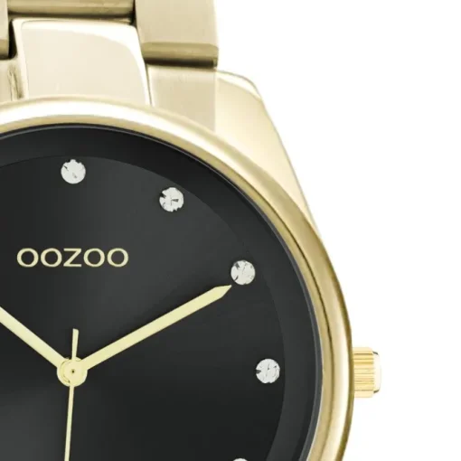 Oozoo Damen Armbanduhr Timepieces C10965 Analog Edelstahl gold UOC10965