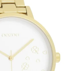 Oozoo Damen Armbanduhr Timepieces Analog Edelstahl gold UOC11122