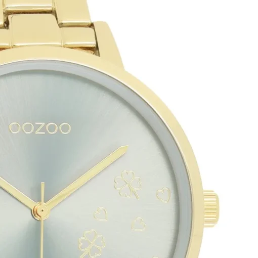 Oozoo Damen Armbanduhr Timepieces Analog Edelstahl gold UOC11123
