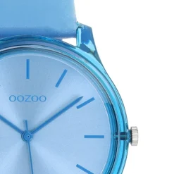 Oozoo Damen Armbanduhr Timepieces Analog Leder blau UOC11140