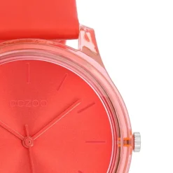 Oozoo Damen Armbanduhr Timepieces Analog Leder rot UOC11142