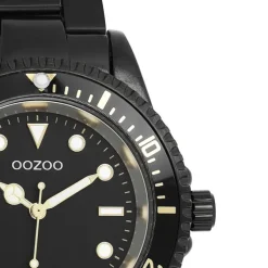 Oozoo Damen Armbanduhr Timepieces Analog Edelstahl schwarz UOC11149