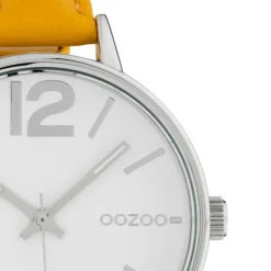 Oozoo Damen Armbanduhr Timepieces Analog Leder gelb UOC10455