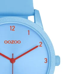 Oozoo Damen Armbanduhr Timepieces Analog Leder blau UOC11168