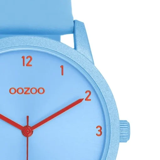 Oozoo Damen Armbanduhr Timepieces Analog Leder blau UOC11168