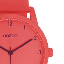 Oozoo Damen Armbanduhr Timepieces Analog Leder rot UOC11172