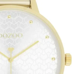 Oozoo Damen Armbanduhr Timepieces C11035 Analog Leder gold UOC11035