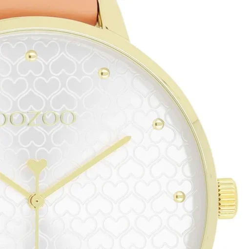 Oozoo Damen Armbanduhr Timepieces C11036 Analog Leder pink UOC11036