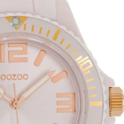 Oozoo Damen Armbanduhr Timepieces Analog Silikon weiß UOC4344A