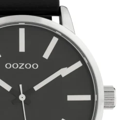 Oozoo Damen Armbanduhr Timepieces Analog Leder schwarz UOC10034