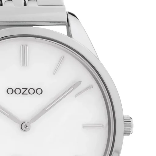 Oozoo Damen Armbanduhr Timepieces Analog Metall silber UOC9980A