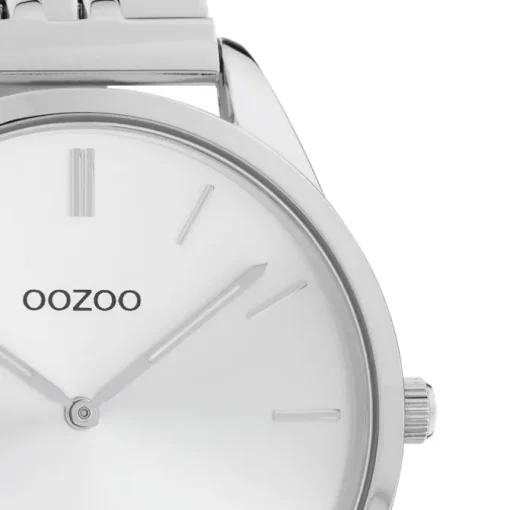 Oozoo Damen Armbanduhr Timepieces Analog Metall silber UOC9981A