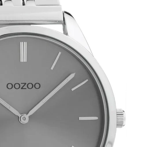 Oozoo Damen Armbanduhr Timepieces Analog Metall silber UOC9983A