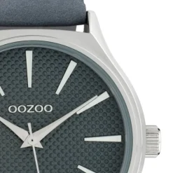 Oozoo Damen Armbanduhr Timepieces Analog Leder dunkelblau UOC10107