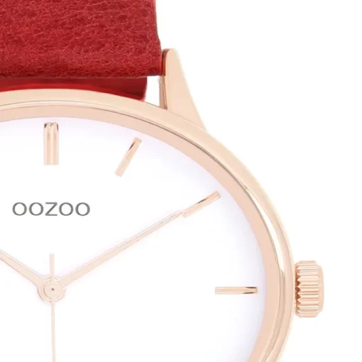 Oozoo Damen Armbanduhr Timepieces C11053 Analog Leder rot UOC11053