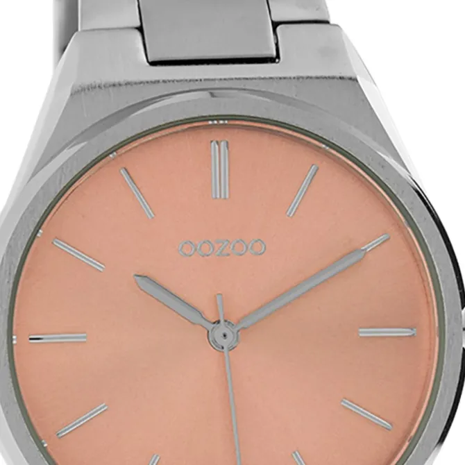 Oozoo Damen Armbanduhr Timepieces Analog Metall silber UOC10341