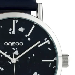 Oozoo Damen Armbanduhr Timepieces Analog Leder schwarz UOC10414