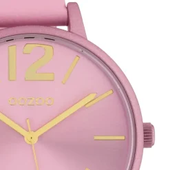 Oozoo Damen Armbanduhr Timepieces Analog Leder rosa UOC10441