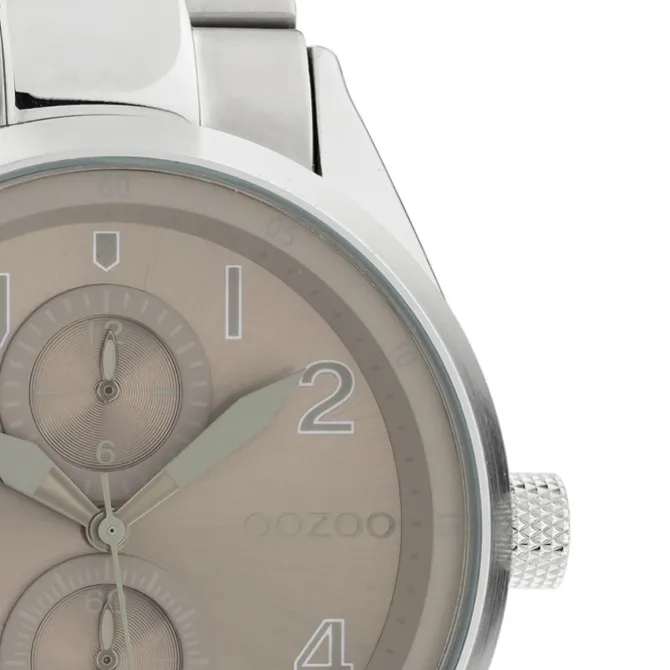 Oozoo Damen Armbanduhr Timepieces Analog Metall silber UOC10631