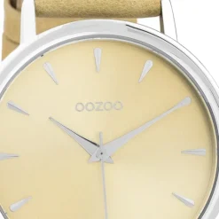 Oozoo Damen Armbanduhr Timepieces Analog Leder gelb UOC10827