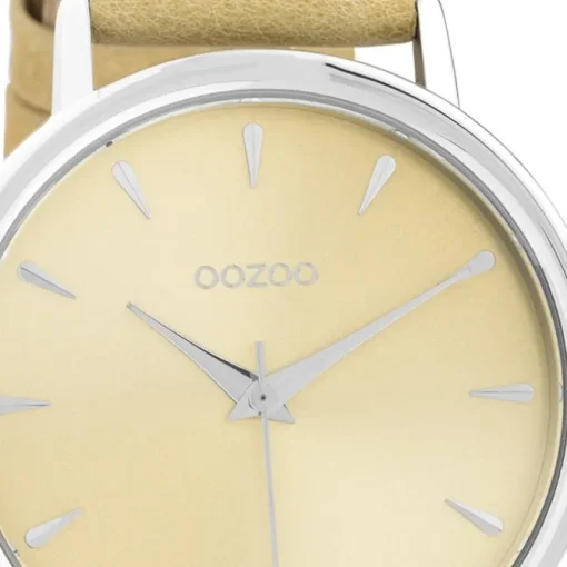 Oozoo Damen Armbanduhr Timepieces Analog Leder gelb UOC10827