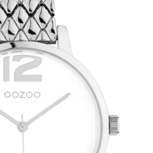 Oozoo Damen Armbanduhr Timepieces Analog Metall silber UOC11020