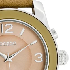 Oozoo Damen Armbanduhr Timepieces Analog Leder beige UOC5272A