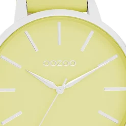 Oozoo Damen Armbanduhr Timepieces Analog Leder pastell-grün UOC11360