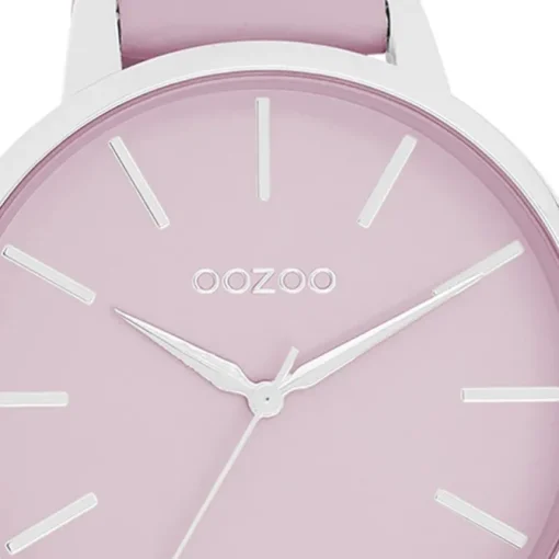 Oozoo Damen Armbanduhr Timepieces Analog Leder pastell-lila UOC11361