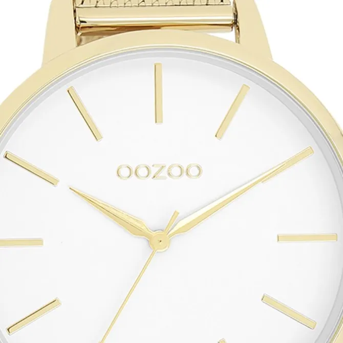 Oozoo Damen Armbanduhr Timepieces Analog Metall gold UOC11363