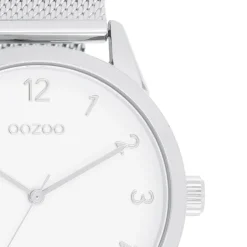 Oozoo Damen Armbanduhr Timepieces Analog Metall silber UOC11320