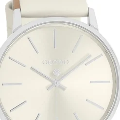 Oozoo Damen Armbanduhr Timepieces Analog Leder beige UOC11371