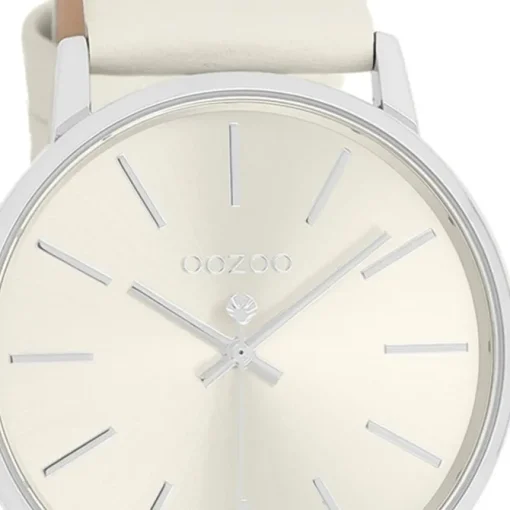 Oozoo Damen Armbanduhr Timepieces Analog Leder beige UOC11371