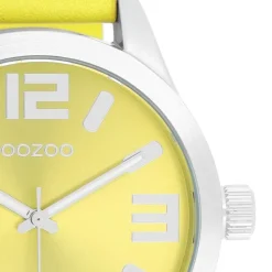Oozoo Damen Armbanduhr Timepieces Analog Leder gelb UOC1071A