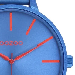 Oozoo Damen Armbanduhr Timepieces Analog Leder blau UOC11163