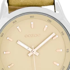 Oozoo Damen Armbanduhr Timepieces Analog Leder gelb UOC7435A