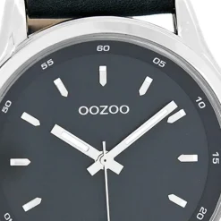 Oozoo Damen Armbanduhr Timepieces Analog Leder dunkelblau UOC7438A