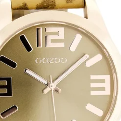 Oozoo Damen Armbanduhr Timepieces Analog Leder gelb UOC8015A