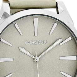 Oozoo Damen Armbanduhr Timepieces Analog Leder grau UOC8360A