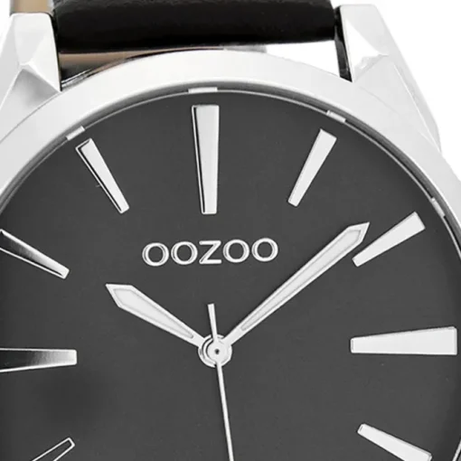 Oozoo Damen Armbanduhr Timepieces Analog Leder schwarz UOC8364A