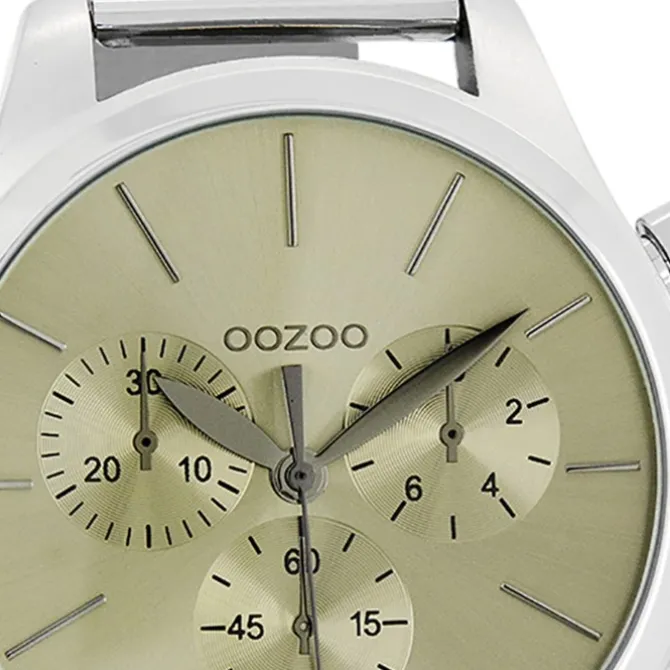 Oozoo Damen Armbanduhr Timepieces Analog Metall silber UOC9095A