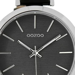 Oozoo Damen Armbanduhr Timepieces Analog Leder schwarz UOC9139A