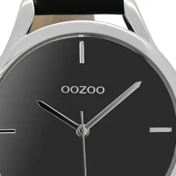 Oozoo Damen Armbanduhr Timepieces Analog Leder schwarz UOC9144A