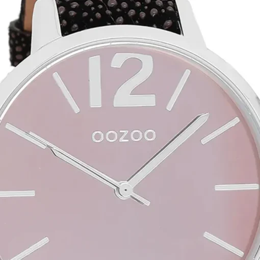 Oozoo Damen Armbanduhr Timepieces Analog Leder lila UOC9154A