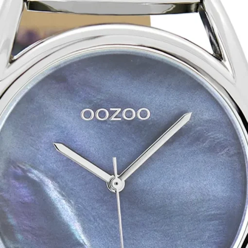 Oozoo Damen Armbanduhr Timepieces Analog Leder blau UOC9167A