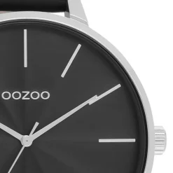 Oozoo Damen Armbanduhr Timepieces Analog Leder schwarz UOC11258