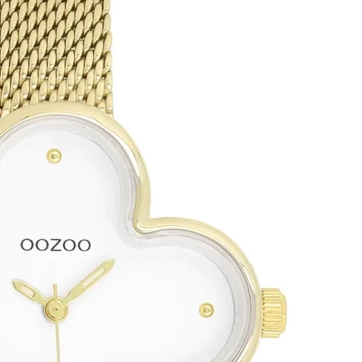 Oozoo Damen Armbanduhr Timepieces Analog Metallband gold UOC11527